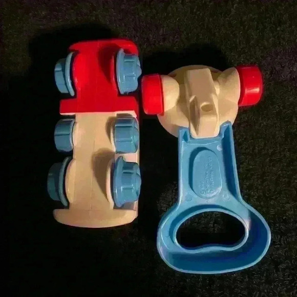 1996 Fisher Price McDonalds Toy Miniature Corn Popper & Fisher Price Toy Truck - Picture 2 of 4